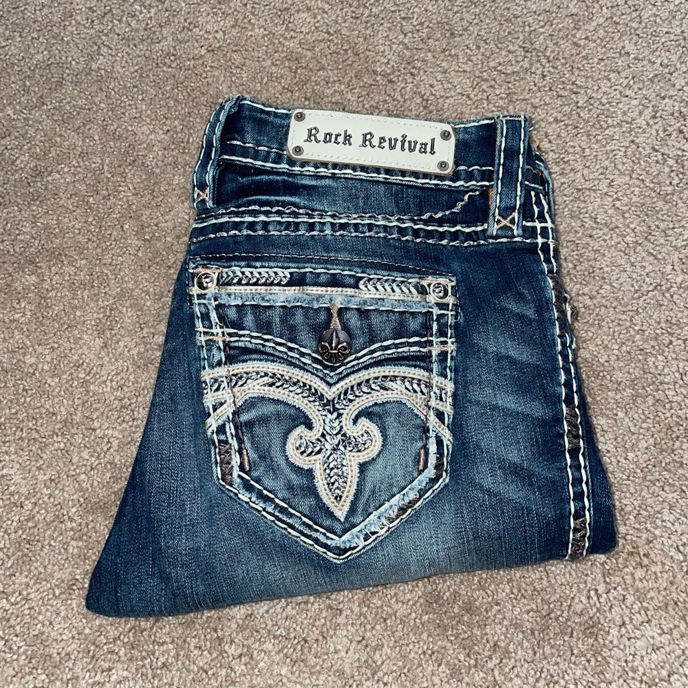 Rock Revival Pilkin Mid-Rise Skinny Jeans